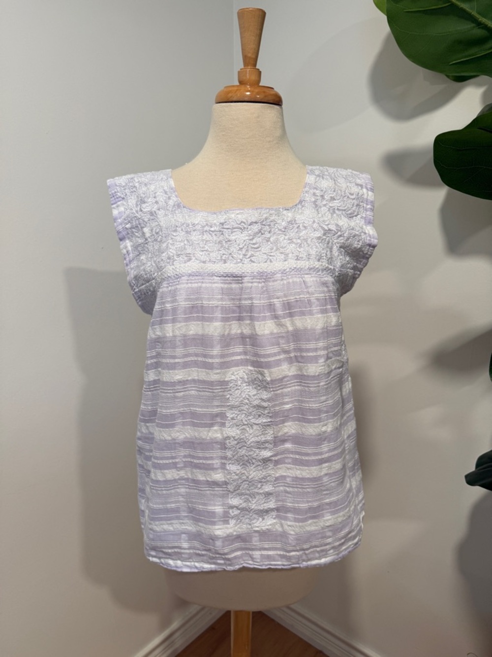 J.Marie | Light Lavender Embroidered Women’s Top